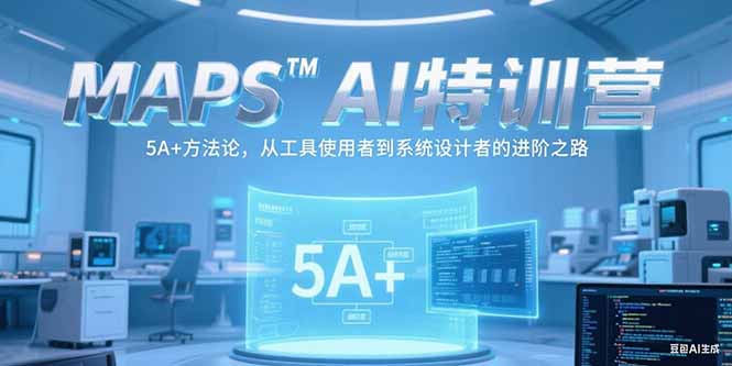 MAPSAI特训营，掌握 5A+方法论，从工具使用者到系统设计者的进阶之路-启云分享