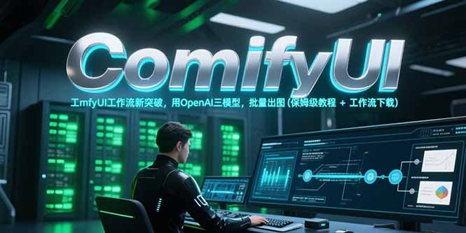 ComfyUI工作流新突破，用OpenAI三模型，批量出图(保姆级教程+工作流下载-启云分享