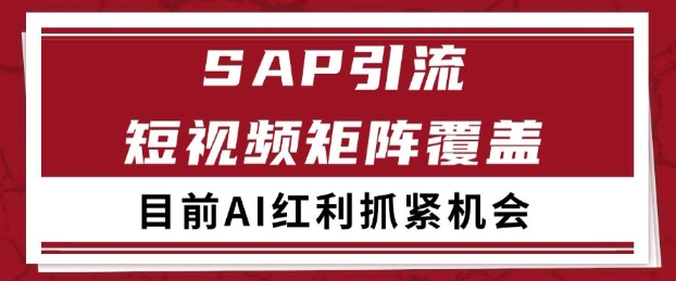 小红书某音sap赛道引流获客 自热矩阵日引200+【揭秘】-启云分享