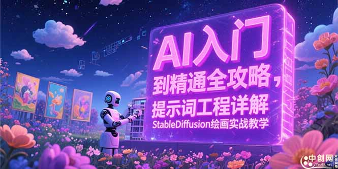 AI入门到精通全攻略，提示词工程详解，StableDiffusion绘画实战教学-启云分享