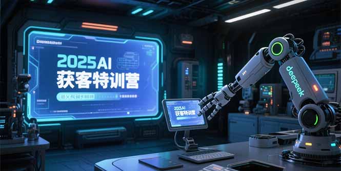 2025AI获客特训营，AI图文视频全制作，deepseek工具实操教学-启云分享
