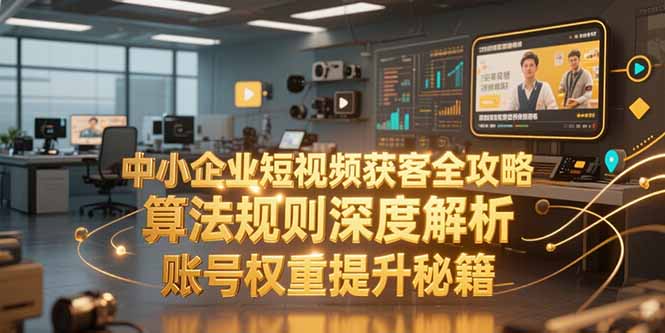 中小企业短视频获客全攻略，算法规则深度解析，账号权重提升秘籍-启云分享